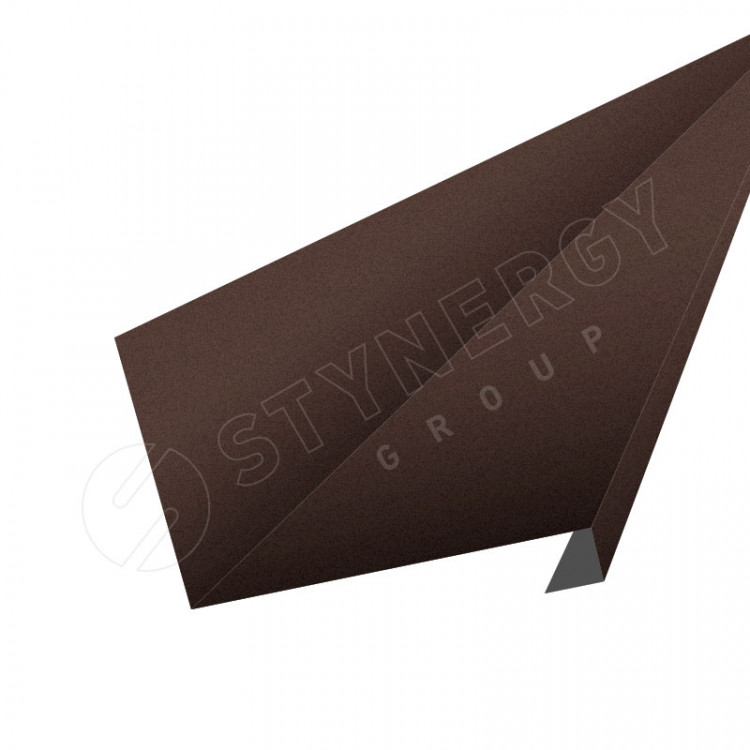 Планка для нижнего примыкания к трубе 2000 Фальц Stynergy (GRAPHITE45-8017-0.45) Планка для нижнего примыкания к трубе 2000 Фальц Stynergy (GRAPHITE45-8017-0.45)