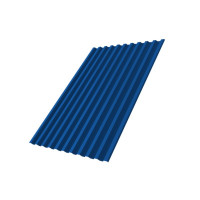 Профнастил Обнинск С21R 0,45 PE с пленкой RAL 5005 сигнальный синий