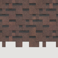 Гибкая черепица Docke PIE STANDARD ТЕТРИС Коричневый, 3м2 /цена указана за 1 кв.м/