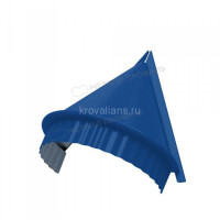 МеталлПрофиль Заглушка конька круглого конусная (PURMAN-20-5005-0.5) /1 шт/