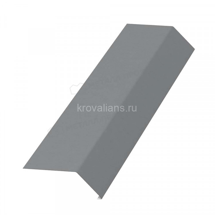 МеталлПрофиль Планка карнизная 100х69х2000 (Полиэстер-01-7004-0.45) /1 шт/