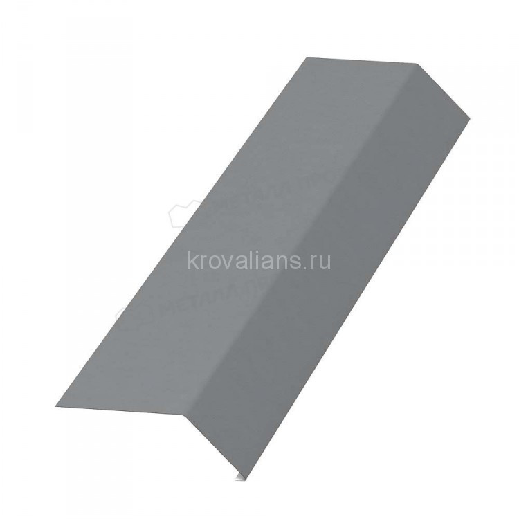 МеталлПрофиль Планка карнизная 100х69х2000 (Полиэстер-01-7004-0.45) /1 шт/