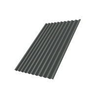 Профнастил Обнинск С21R 0,45 PE с пленкой RAL 7005 сигнальный серый