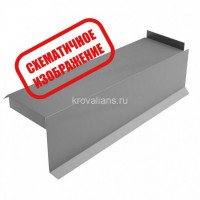 МеталлПрофиль Планка сегментная торцевая правая 350 мм (PURETAN-20-RR29-0.5) /1 шт/