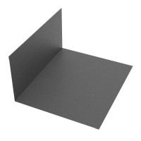 Планка примыкания 150х250х2000мм PE Rooftop Matt 0,5 мм Zn180 RAL7016