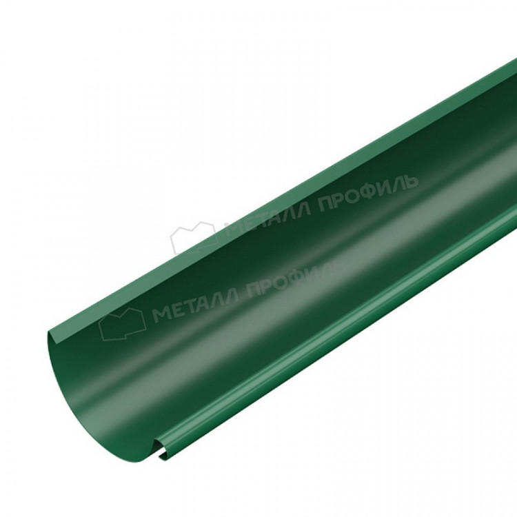 Желоб водосточный МЕТАЛЛ ПРОФИЛЬ Foramina PUR 150/100 3м RAL 6005, зеленый