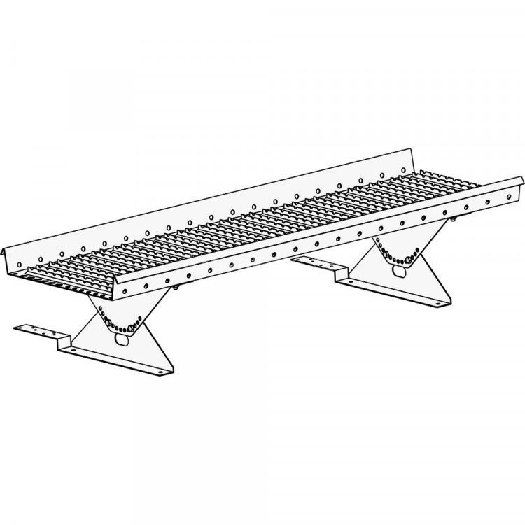 Мостик кровельный ROOFsystems PRESTIGE 360 1,2м Композит RAL 3005