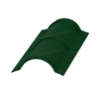 МеталлПрофиль Планка конька круглого R110х2000 (VikingMP-01-6007-0.45) /1 шт/