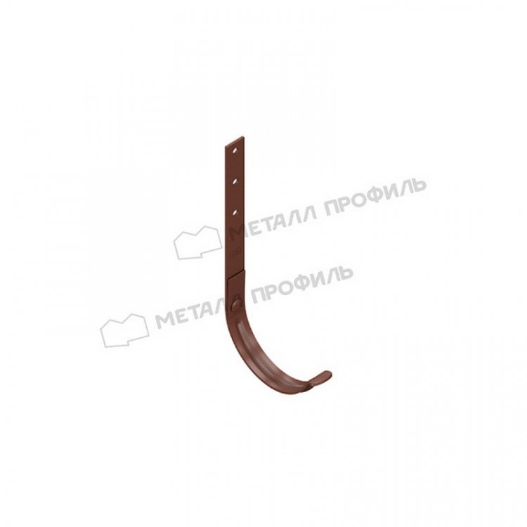 Держатель желоба МЕТАЛЛ ПРОФИЛЬ GRANDSYSTEM D125х280 Ral 8017