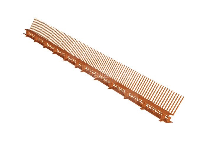 Eurovent COMB VENTI Аэроэлемент свеса 85mm x 1m ПВХ, RAL8004