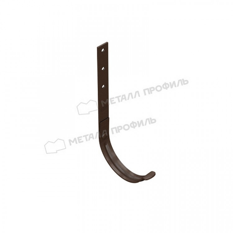 Держатель желоба МЕТАЛЛ ПРОФИЛЬ Foramina Freeze 125/100 DarkBrown
