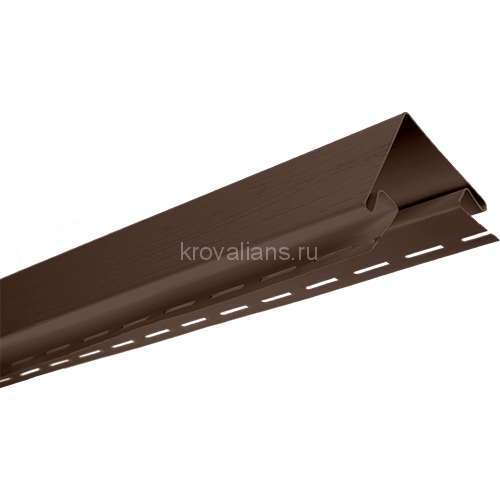 Наружный угол Альта-Профиль Альта-сайдинг Т12 3,05м (Коричневая) /1 шт/