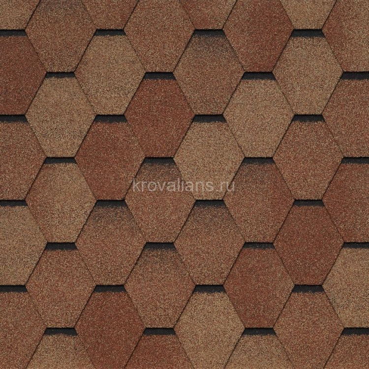 Гибкая черепица Tegola (Тегола) BUSINESS Veneto Terracotta 206 /1кв.м/
