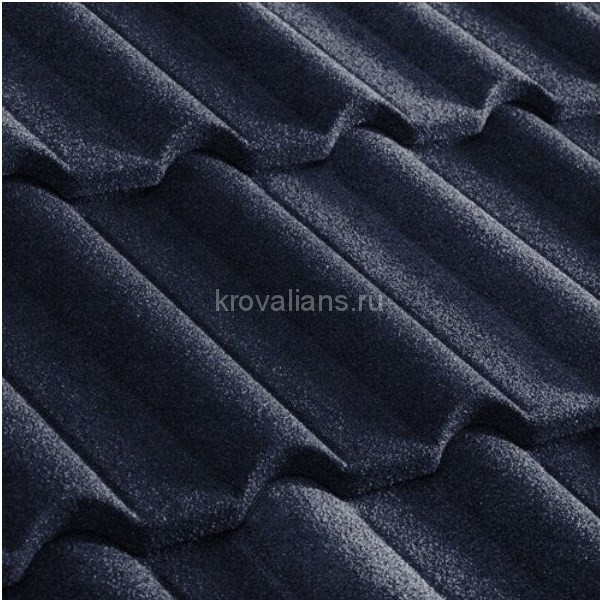 Композитная черепица Metrotile (Метротайл) Gallo (Темно-синий) /лист/