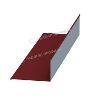 МеталлПрофиль Планка примыкания верхняя 250х147х2000 NormanMP (Полиэстер-01-3011-0.5) /1 шт/