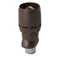 Vilpe FLOW XL- 200/ИЗ/700 вент. выход с колпаком коричневый