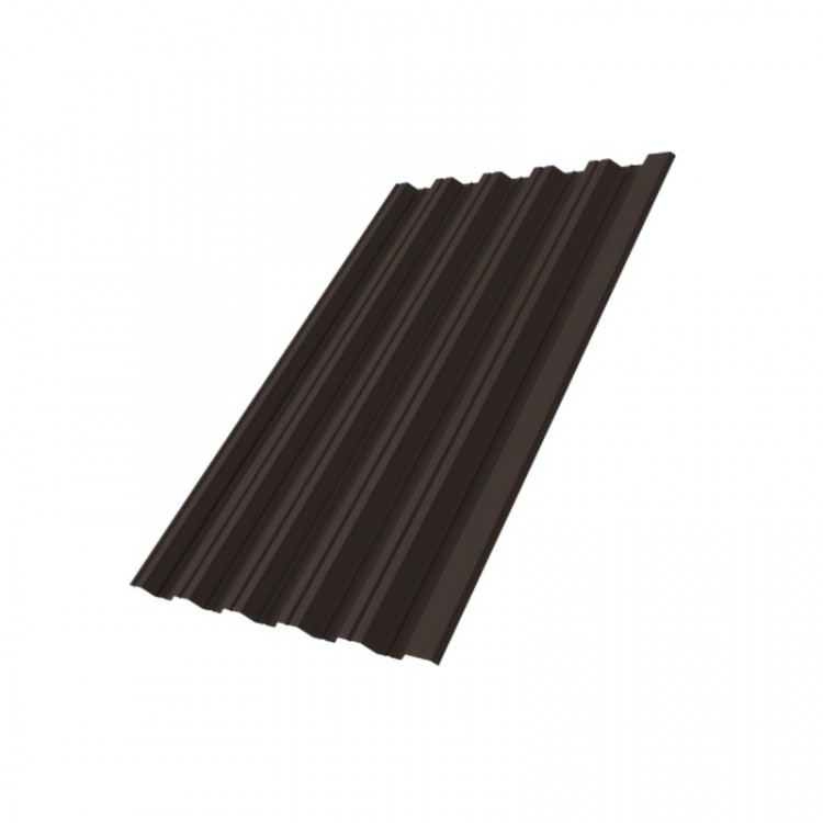 Профнастил НС35R 0,5 Velur X RR 32 темно-коричневый