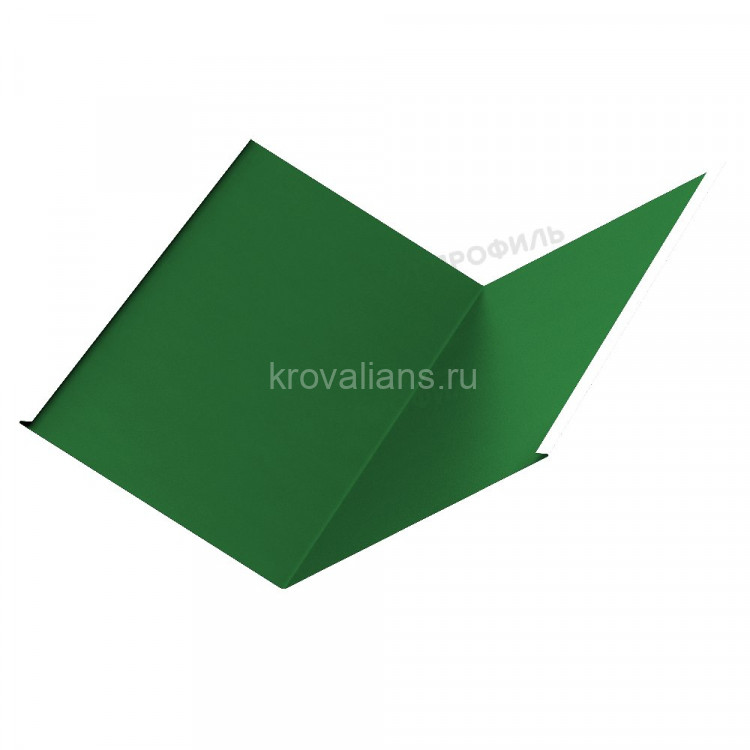 МеталлПрофиль Планка ендовы нижняя 298х298х2000 (Полиэстер-01-6002-0.45) /1 шт/