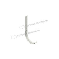 Держатель желоба МЕТАЛЛ ПРОФИЛЬ GS lite D125х280 Ral 9003