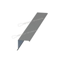МеталлПрофиль Планка торцевая 95х120х2000 NormanMP (Полиэстер-01-9006-0.5) /1 шт/