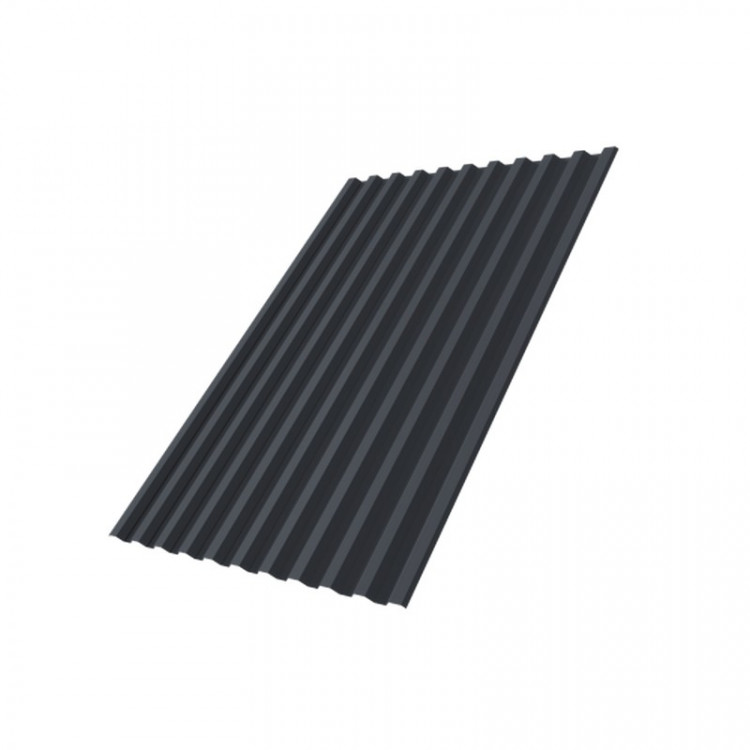 Профнастил Верховье С21R 0,5 Satin Matt TX RAL 7024 мокрый асфальт Профнастил Верховье С21R 0,5 Satin Matt TX RAL 7024 мокрый асфальт