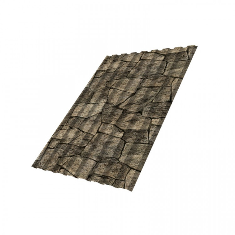 Профнастил С20А 0,45 Print Twincolor King Stone