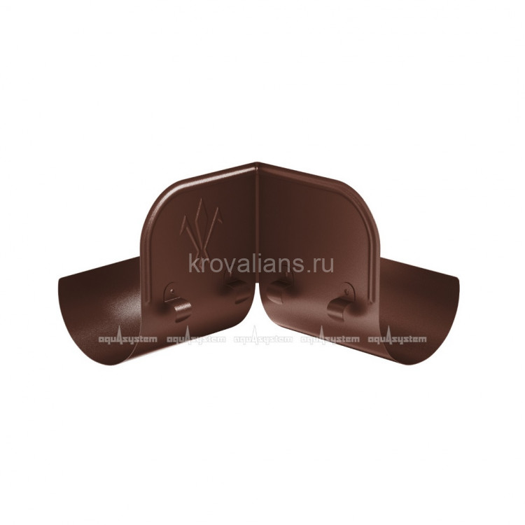 AS PU 125/90 Ограничитель перелива угловой 200х200мм RAL 8017