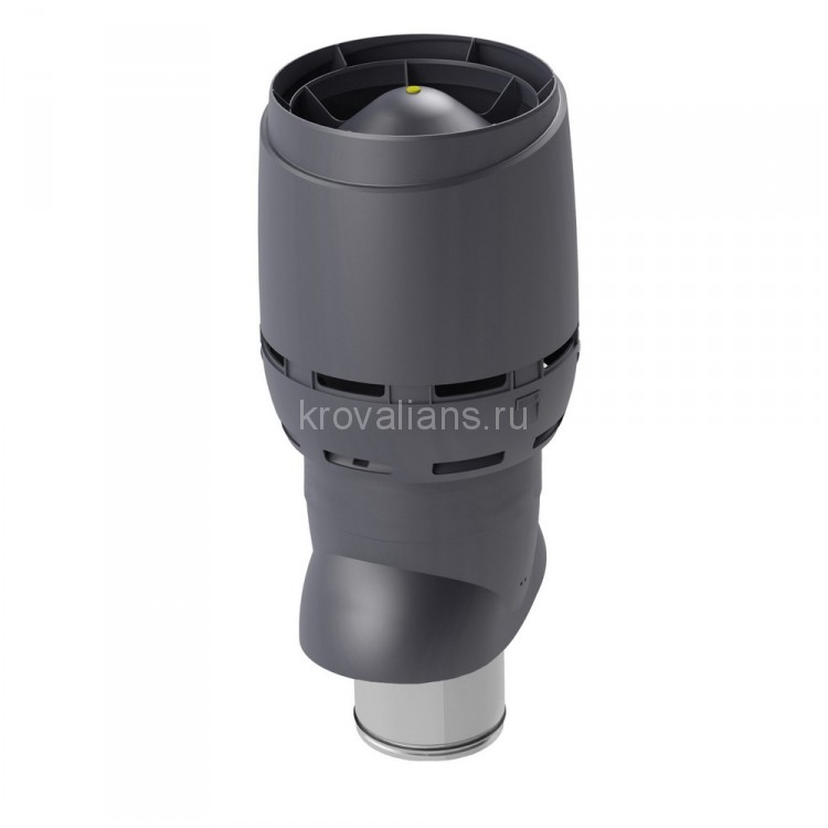 Vilpe FLOW XL- 200/ИЗ/700 вент. выход с колпаком серый
