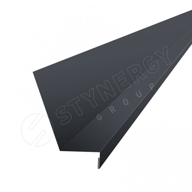 Планка для бокового примыкания 2000 Фальц Stynergy (ПЭ-7024-0.45) Планка для бокового примыкания 2000 Фальц Stynergy (ПЭ-7024-0.45)