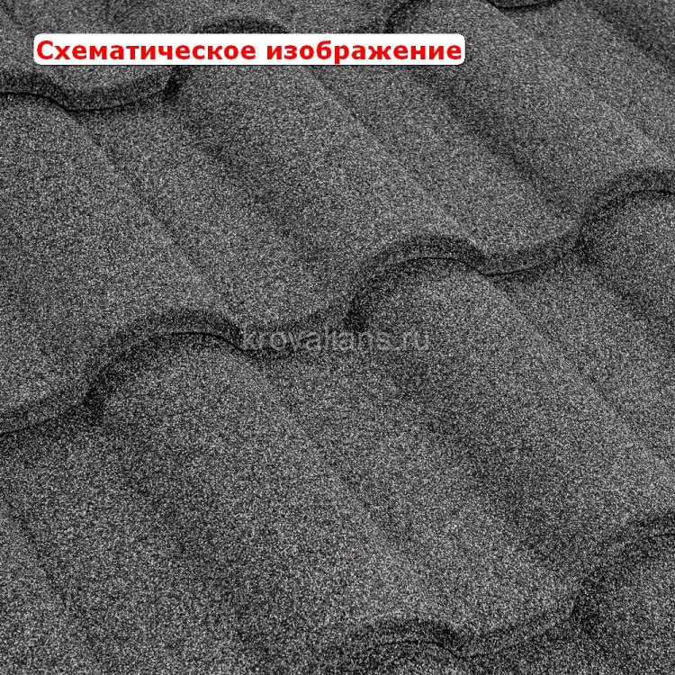Композитная черепица Luxard (Люксард) Роман (Морион) /лист/