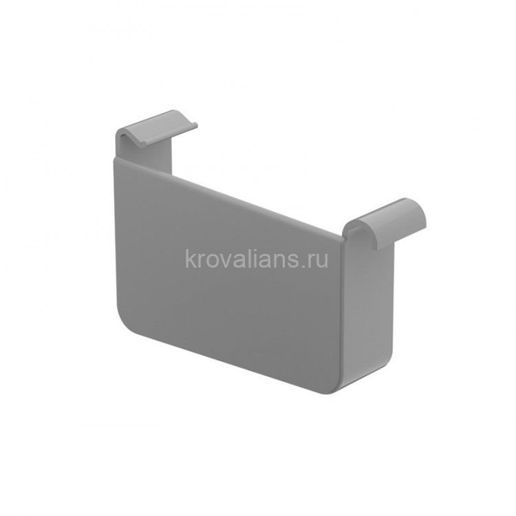Galeco HIDDEN 125/90 Заглушка левая ПХВ Графит
