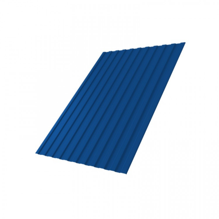 Профнастил С8А 0,5 Satin RAL 5005 сигнальный синий Профнастил С8А 0,5 Satin RAL 5005 сигнальный синий