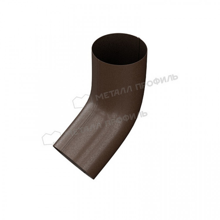 Колено трубы МЕТАЛЛ ПРОФИЛЬ Foramina Freeze 125/100 DarkBrown