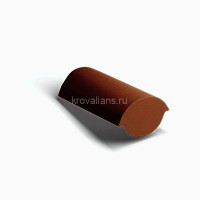 Kriastak Конечная коньковая черепица (коричневый) /1 шт/