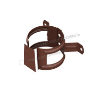 Держатель трубы (на дерево) МЕТАЛЛ ПРОФИЛЬ GRANDSYSTEM D90 Ral 8017