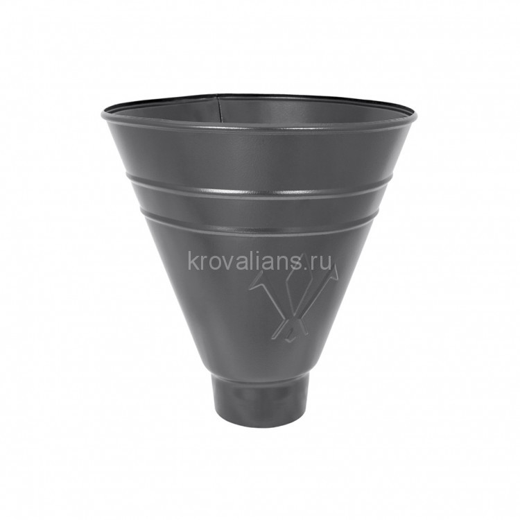 AS PU MATT 125/90 Воронка водосборная круглая, 1 шт/уп., RR-23 Matt