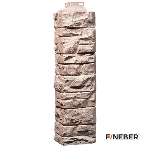 FineBer Угол наружный Скала Терракотовый 471х146мм, 10шт/уп