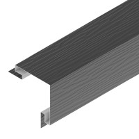 AS 3D-Угол сайдинга наружный (100х100мм), 2,5м St Log Printech (Австралийский бук) Фактурн.