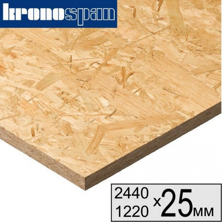 OSB-3 25х2440х1220 Кроношпан