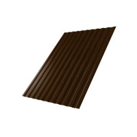 Профнастил С8А 0,45 Print Twincolor Choco Wood
