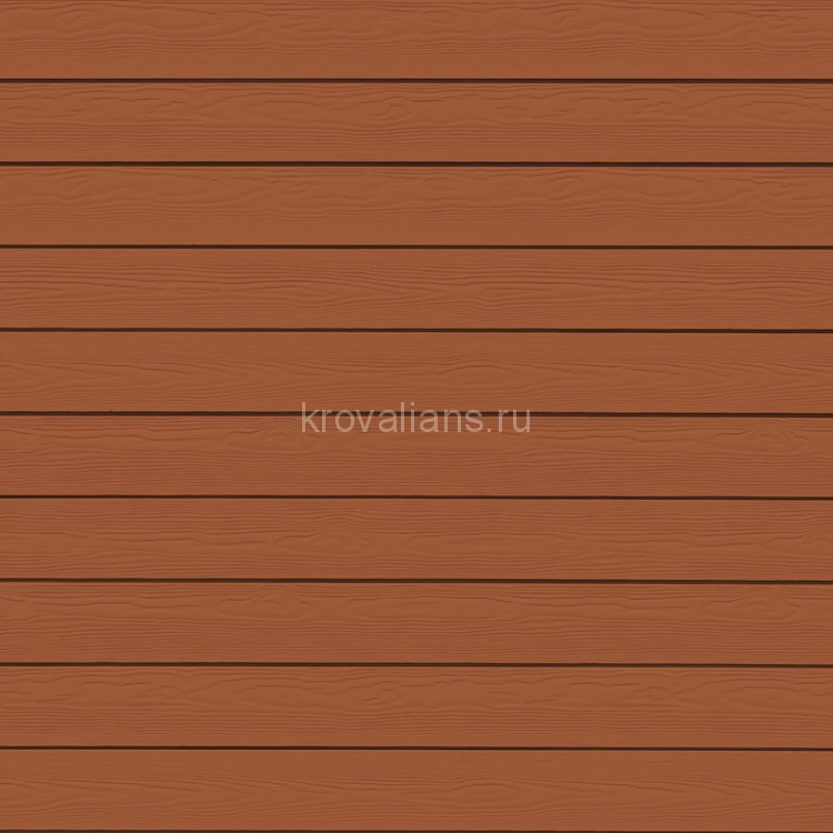 Фиброцементный сайдинг Cedral (Кедрал) Click Wood 3600x186x12 mm C32 Бурая земля /1 шт/