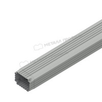 Труба водосточная МЕТАЛЛ ПРОФИЛЬ БЮДЖЕТ 76х102х3000 Ral, 9003