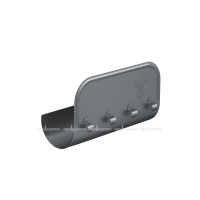 AS PU MATT 125/90 Ограничитель перелива прямой L=0,34м RR-23 Matt