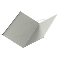 МеталлПрофиль Планка ендовы нижняя 298х298х2000 NormanMP (Полиэстер-01-9002-0.5) /1 шт/