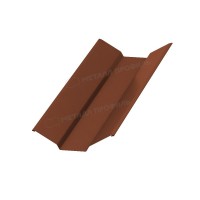 МеталлПрофиль Планка ендовы верхняя 76х76х2000 (PURETAN-20-RR750-0.5) /1 шт/