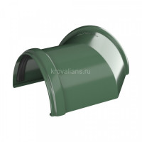 ТехноНИКОЛЬ 125/82 Угол желоба 135, зеленый