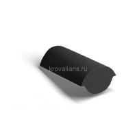Kriastak Конечная коньковая черепица (черный) /1 шт/