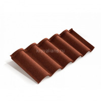 Композитная черепица Metrotile (Метротайл) Romana (Кирпичный) /лист/