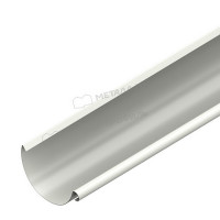 Желоб водосточный МЕТАЛЛ ПРОФИЛЬ GRANDSYSTEM D125х3000 Ral 9010