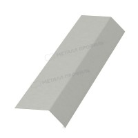 МеталлПрофиль Планка карнизная 100х69х2000 NormanMP (Полиэстер-01-9002-0.5) /1 шт/
